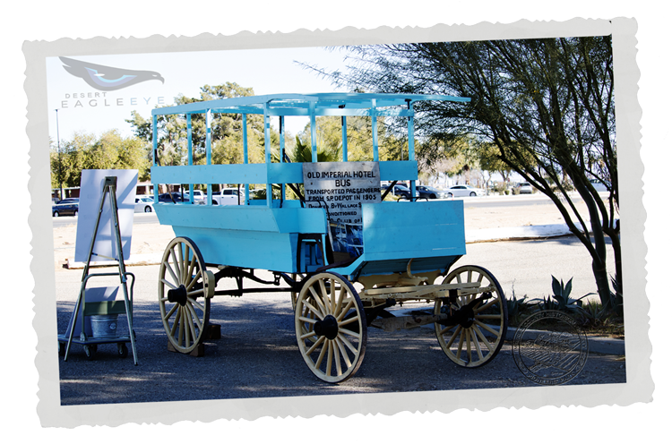 Imperial Hotel bus transported passengers from the S.D. Depot in 1905.